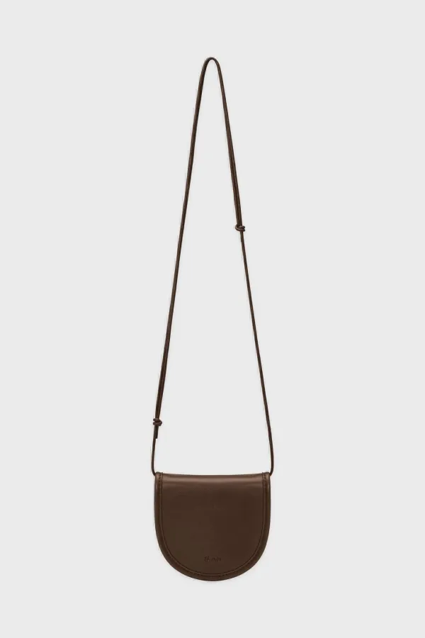 Round Coin Bag (Deep Brown)