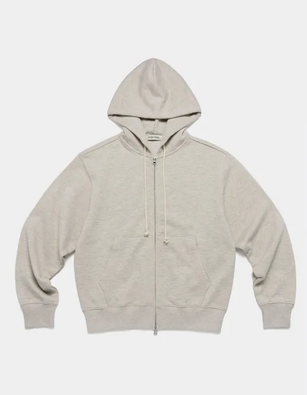 Day to Day Hoodie Zip-Up  (Oatmeal Melange)