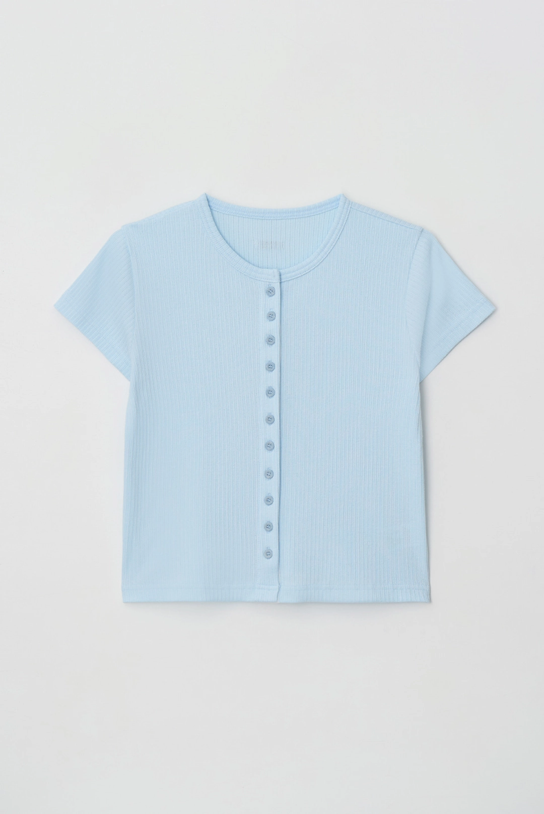 브렌다 브렌든 baker button tee - sky 상품 이미지 1