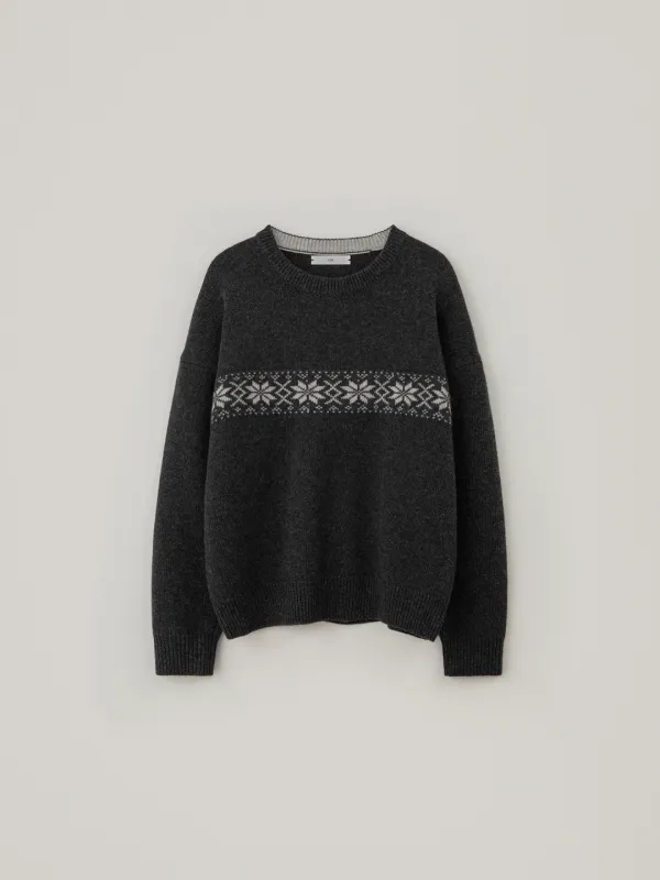 Nordic Wool Knit - Charcoal