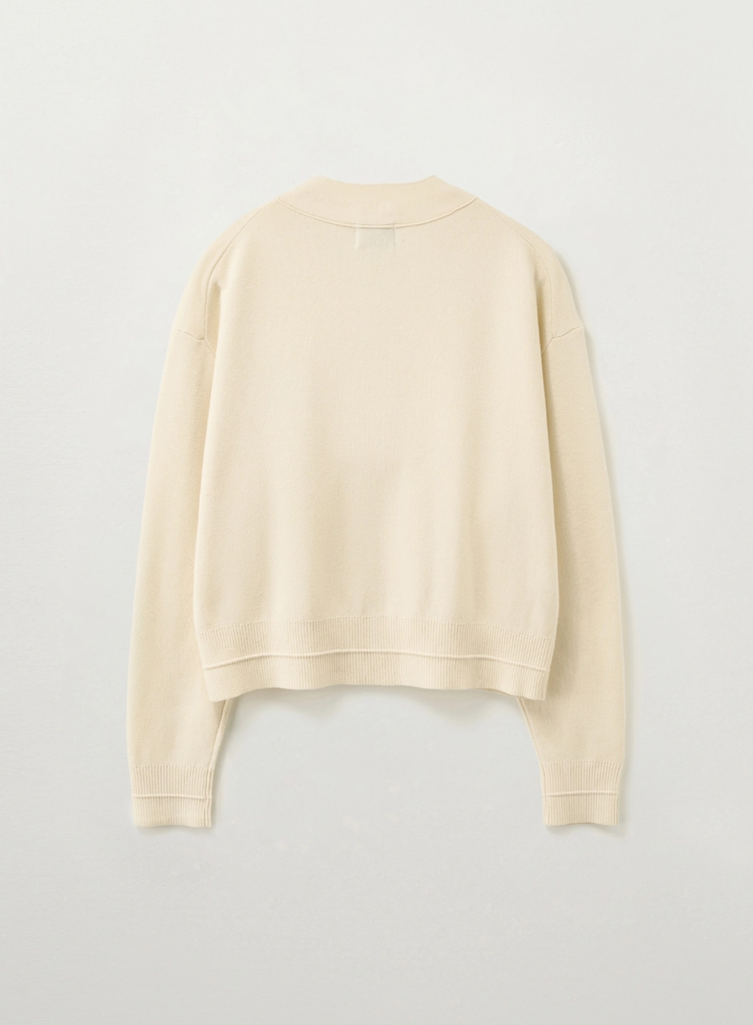 세터 (W) Essential Faro Crop Cardigan - Cream 상품 이미지 2