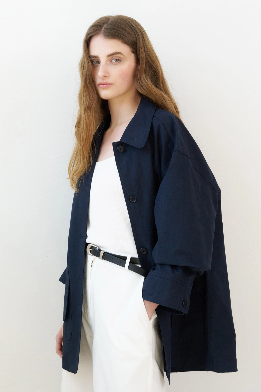 르닐 Billie Work Jacket (Navy) 상품 이미지 1