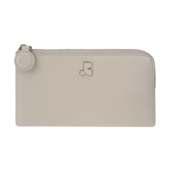 LOGO CROSSBODY POUCH - LIGHT BEIGE