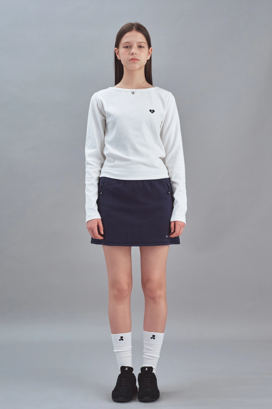 레스트앤레크레이션 BOAT NECK LONG SLEEVE - WHITE 상품 이미지 2