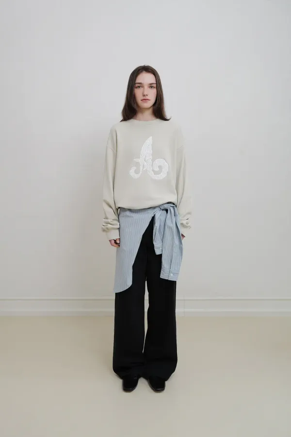 Hope logo sweatshirt (pale green)