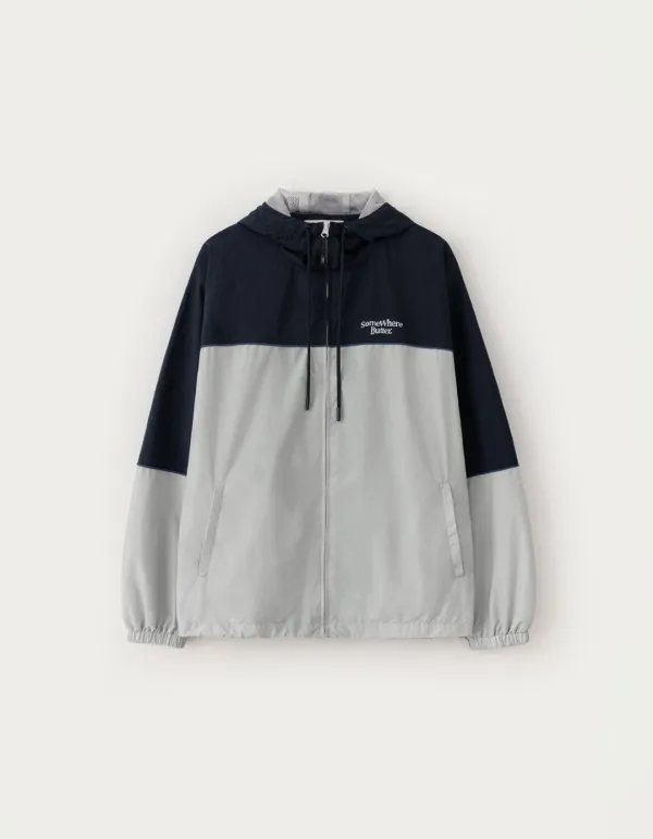 Homie Hoodie Windbreaker - Navy