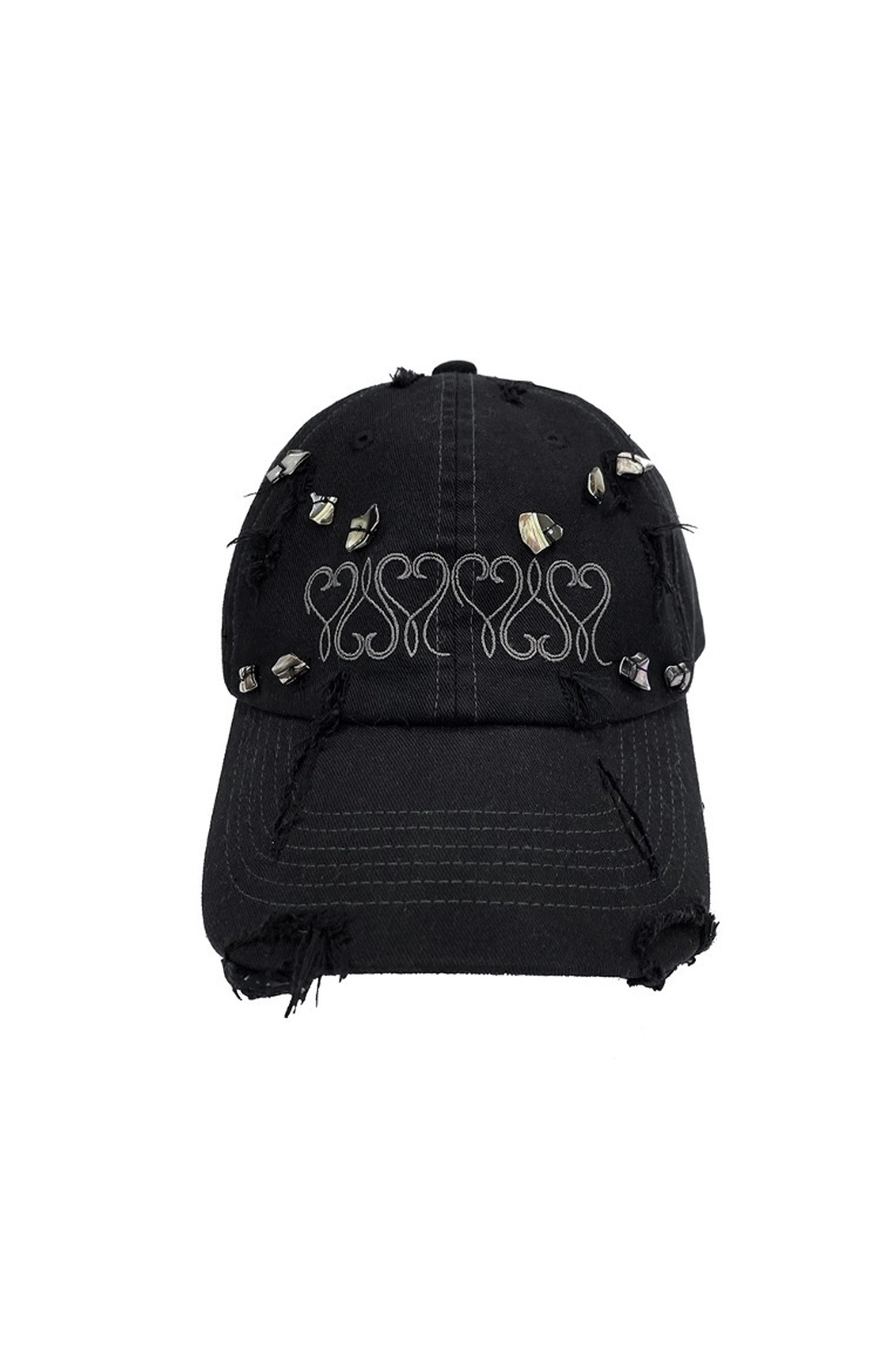 투머치택스 INFINITE LOVE DISTRESSED CAP (WITH STONES) 상품 이미지 1