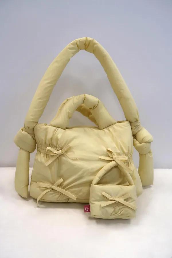 Smore Padding Bag Keyring (Yellow)