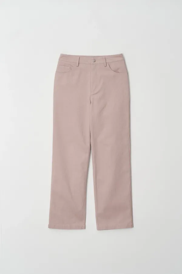 Cotton Rib Standard Pants