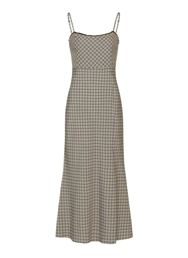 French Candle Dress (Brown)