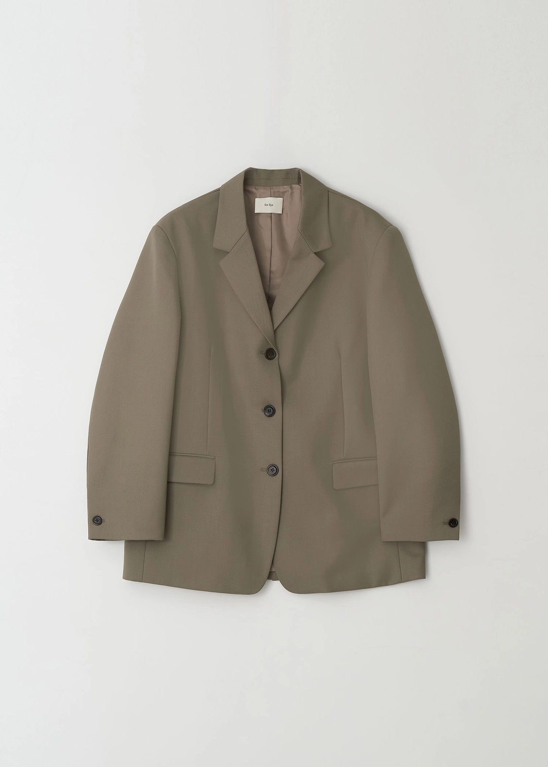더라이 Oversized Single Jacket(Beige) 상품 이미지 3