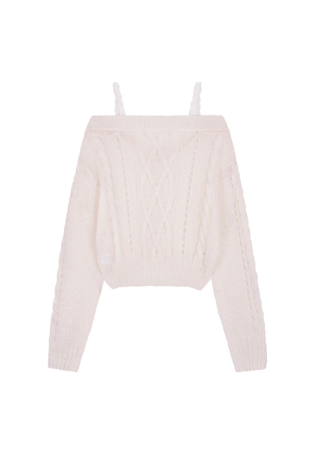클리시어 Rose milk lace knit, Soft Pink 상품 이미지 2