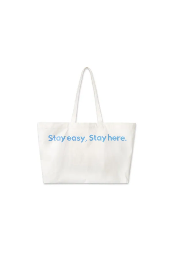 Stay eco bag_ivory