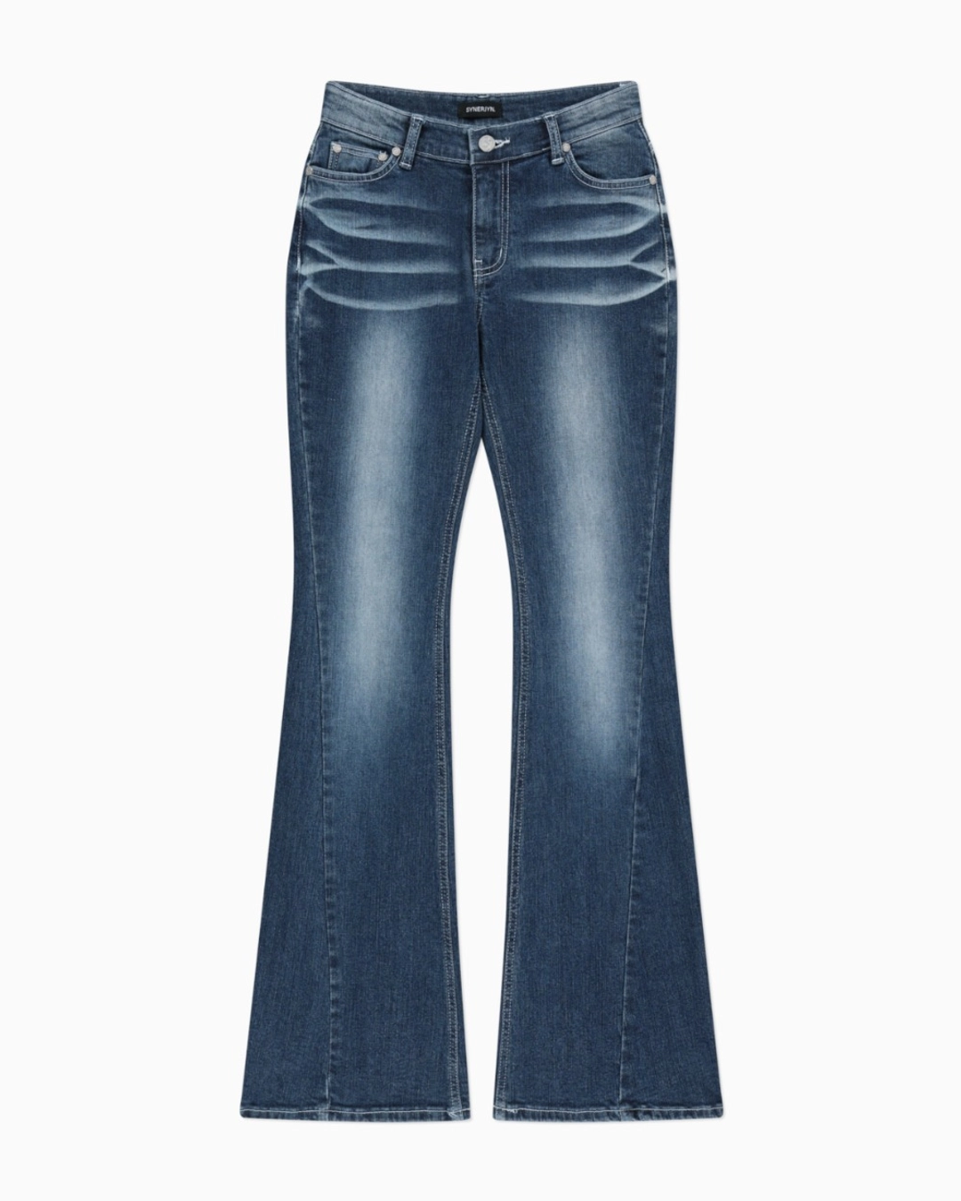 시너진 101 CAT WASHING LOW-RISE JEANS MEDIUM BLUE 상품 이미지 1
