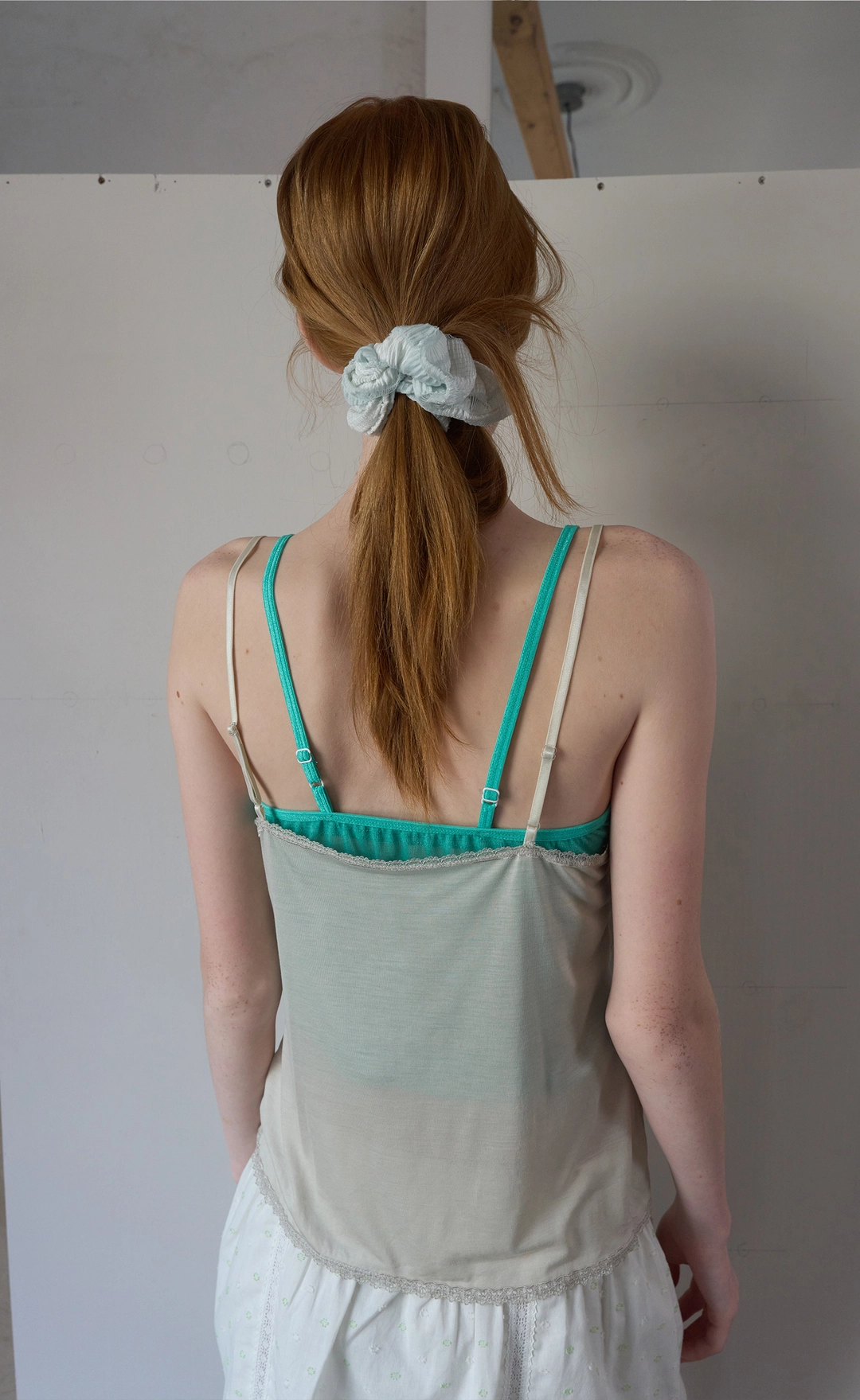노컨텐츠 389. Birdy Scrunchie _ Mint 상품 이미지 1