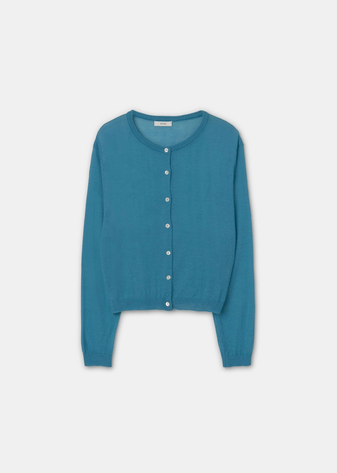 더라이 Sheer Round Cardigan(Blue) 상품 이미지 2