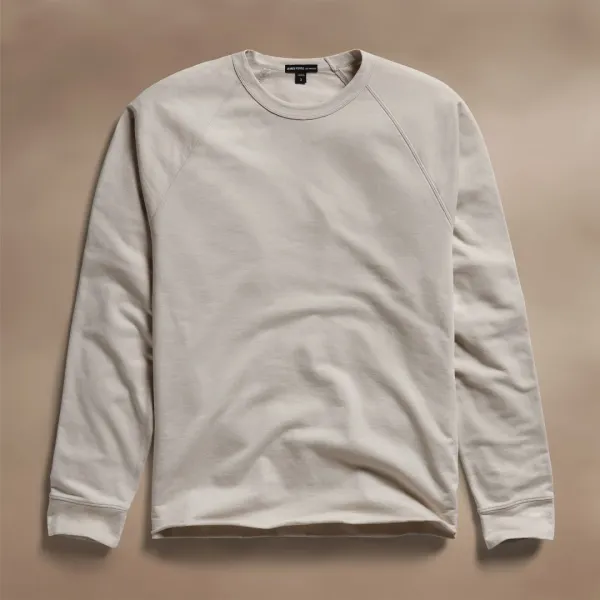 Fine French Terry Sweatshirt - Salt
