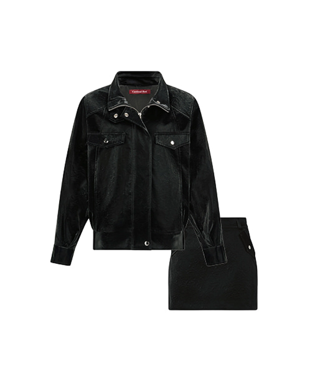 카디날레드 Blouson overfit set 상품 이미지 2
