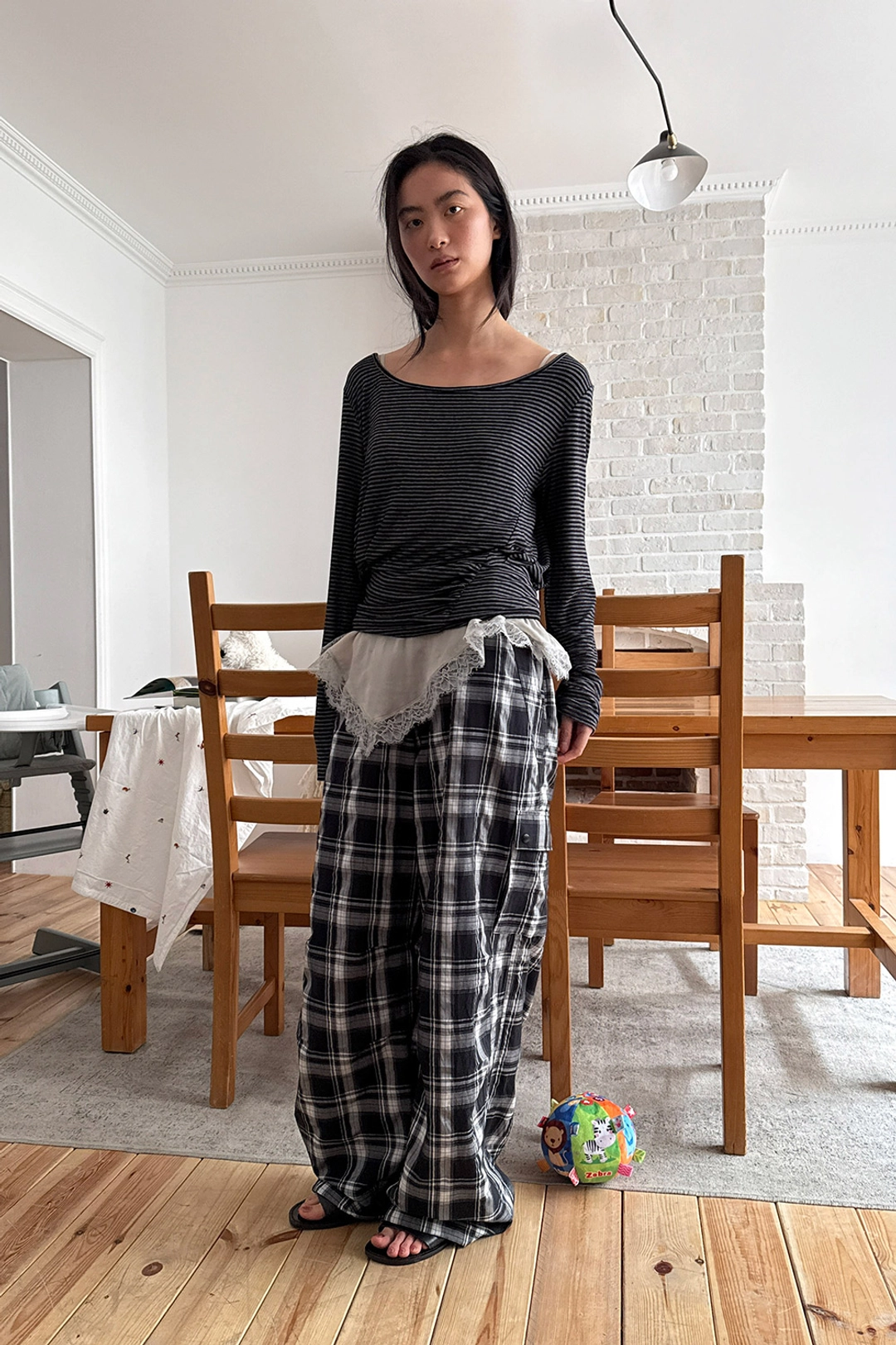 다이애그널 LOOSE SHIRRING TOP 상품 이미지 2