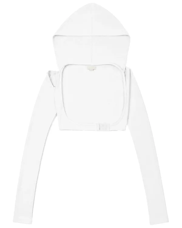 Corset hood bolero (White)