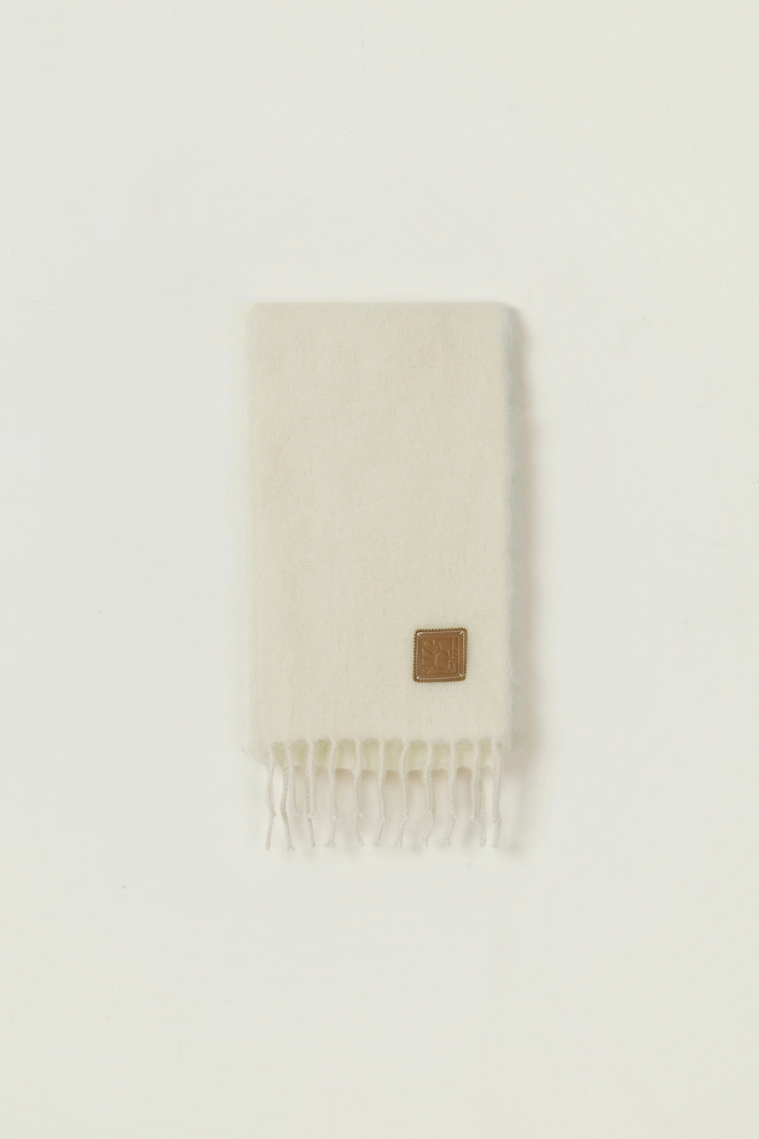 세이지먼트 FROST MOHAIR WOOL MUFFLER_IVORY 상품 이미지 3