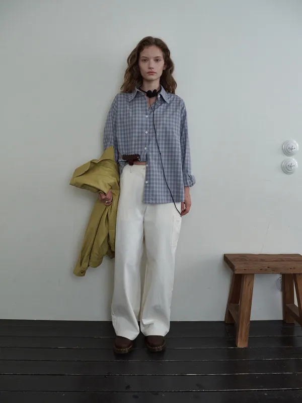 Eddy Check Shirt - Blue