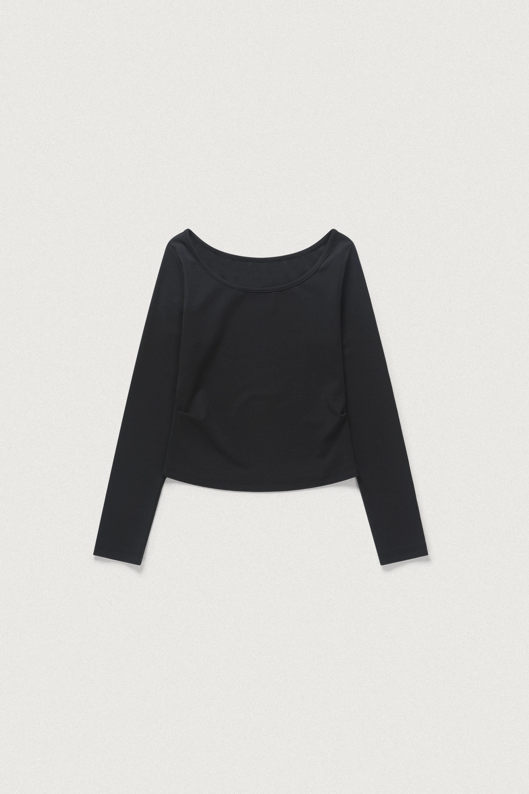 샤드라마 BOAT & SCOOP NECK T-SHIRT [CHARCOAL GRAY] 상품 이미지 1