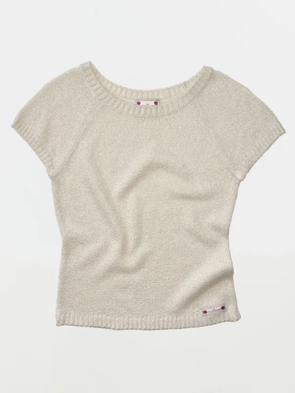 Summer Knit Top Ivory