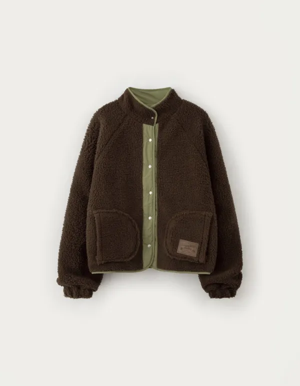 Poppy Fleece Jumper - Brown