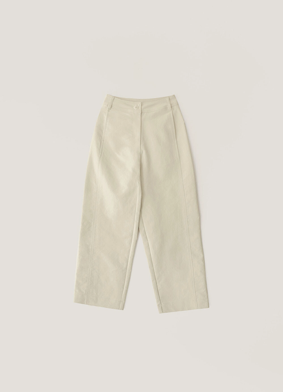 르바 French Wide Chino Pants - Cream 상품 이미지 1