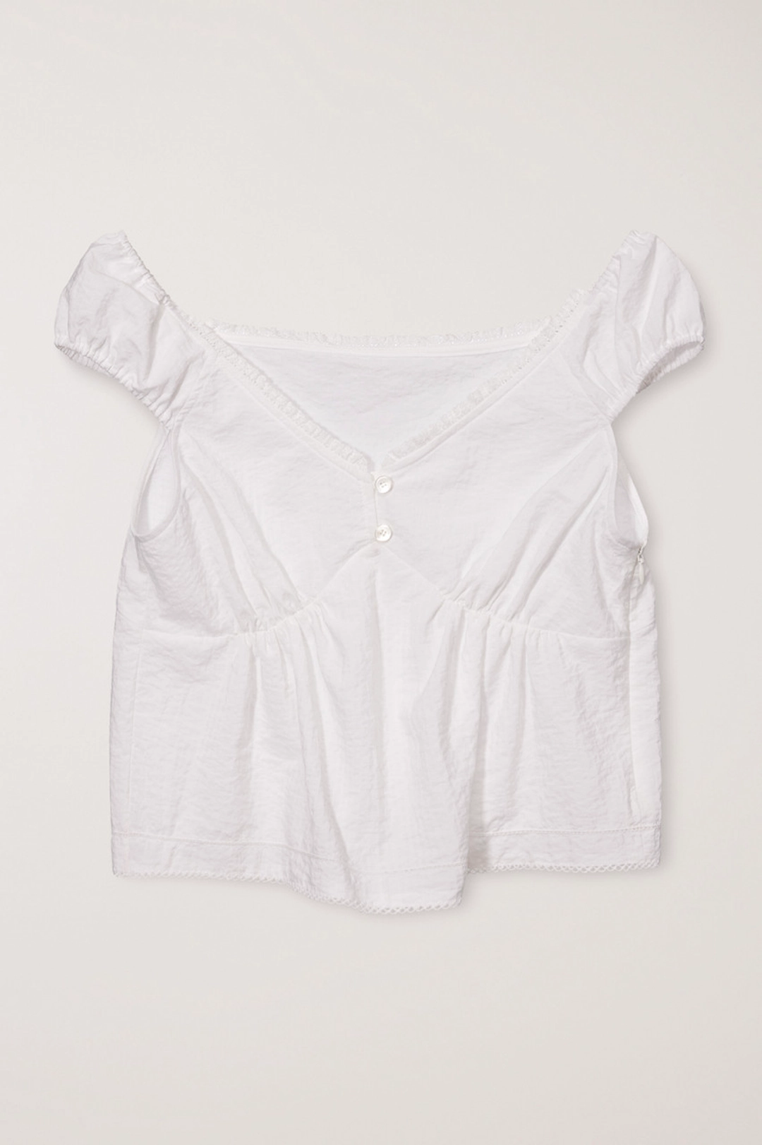 던스트 2-WAY SHOULDER BLOUSE WHITE_UDBL6B225WT 상품 이미지 1