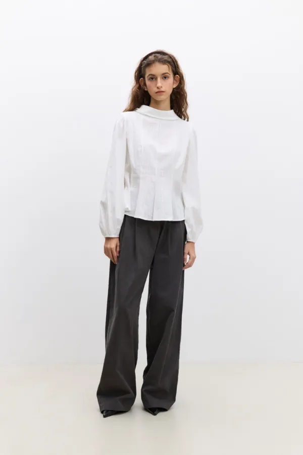(시즌오프) Lea Blouse / White