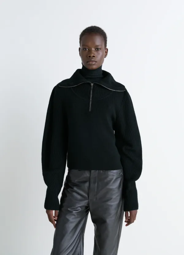 ZIPPED SWEATER