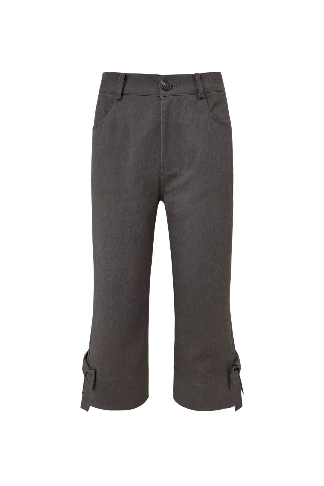 체메씨 BOW CAPRI PANTS (CHARCOAL) 상품 이미지 1