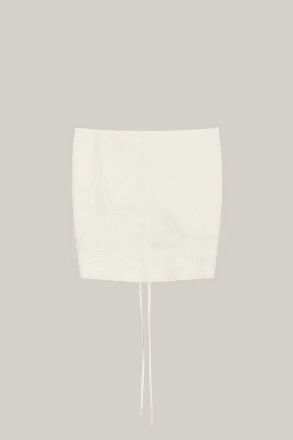 Drawstring Bustier (cream)
