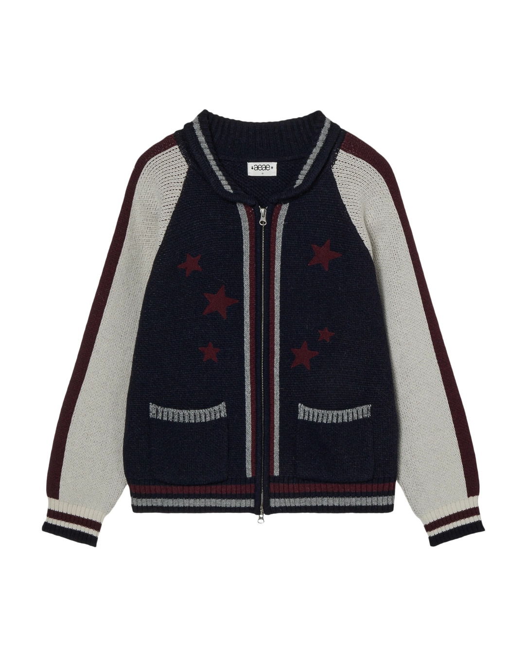 에이이에이이 STAR JACQUARD COWICHAN [NAVY] 상품 이미지 2