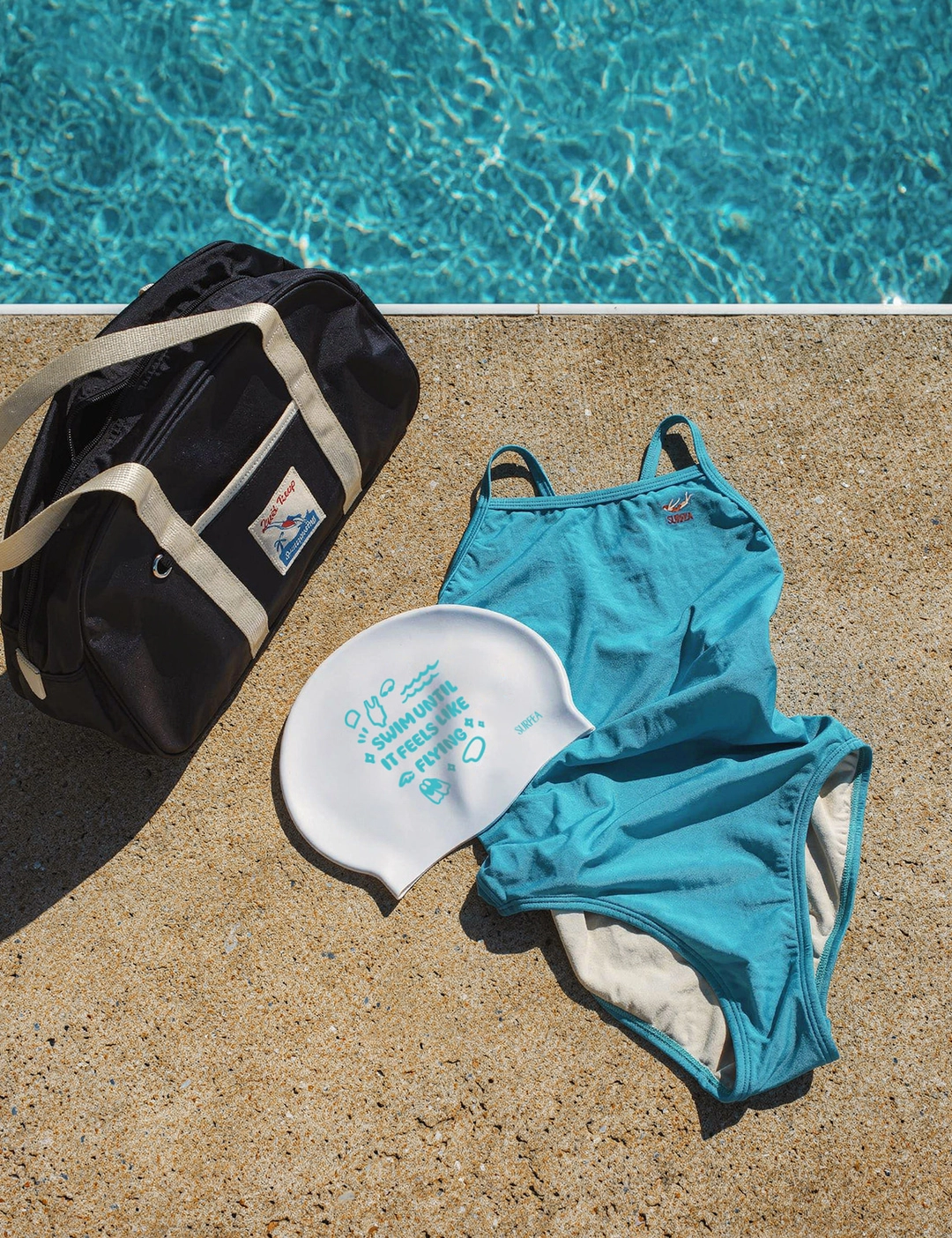 써피 FLOW SWIM CAP_TURQUOISE 상품 이미지 2