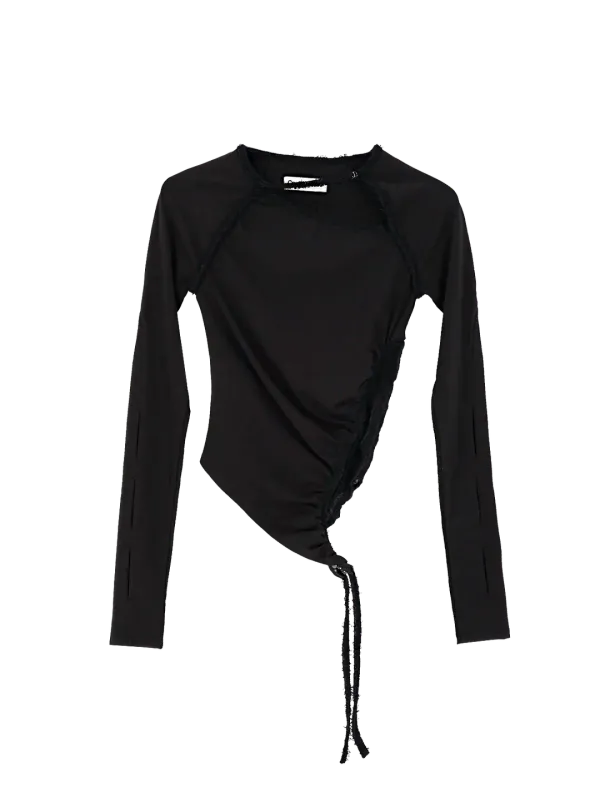 ASYMMETRY TOP BLACK