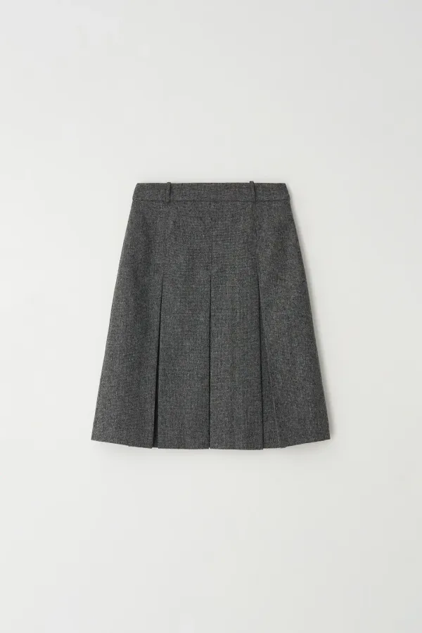 [3rd] Inverted Pleats Skirt