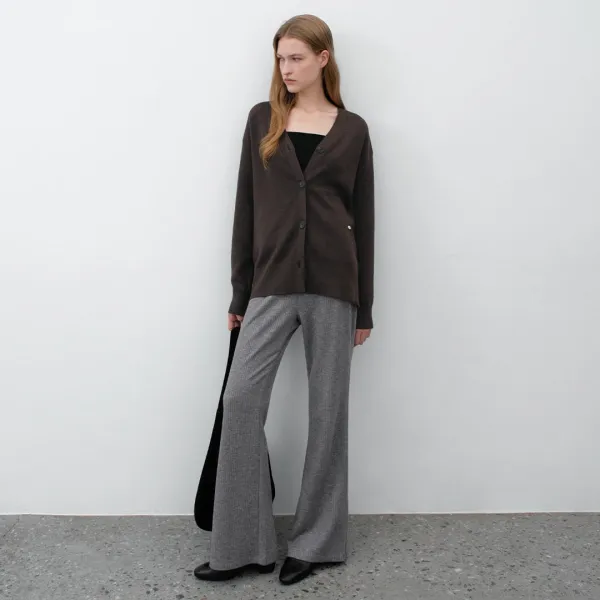 (PT-5707)SOFT BANDING BOOTS CUT PANTS
