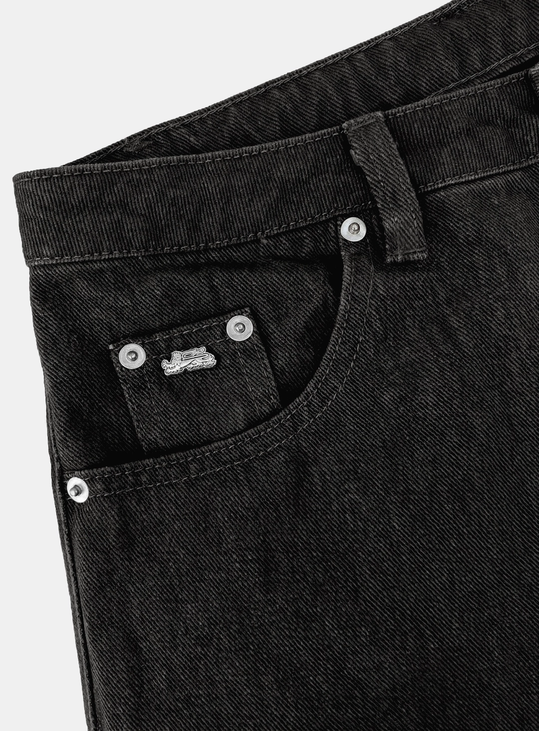 배드블러드 [w-pts26-044] 701 Semi Curved Pants - Charcoal 상품 이미지 2
