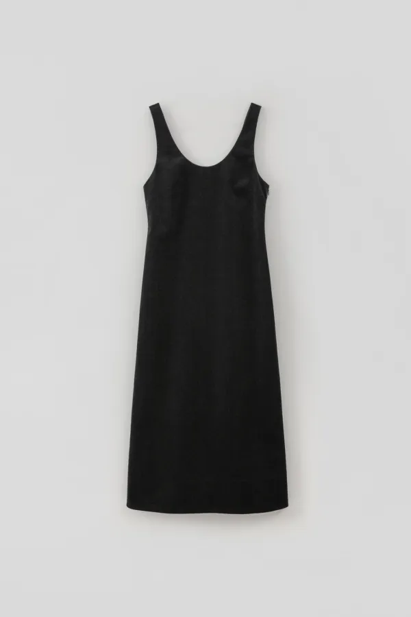Refined Corduroy Dress_Black