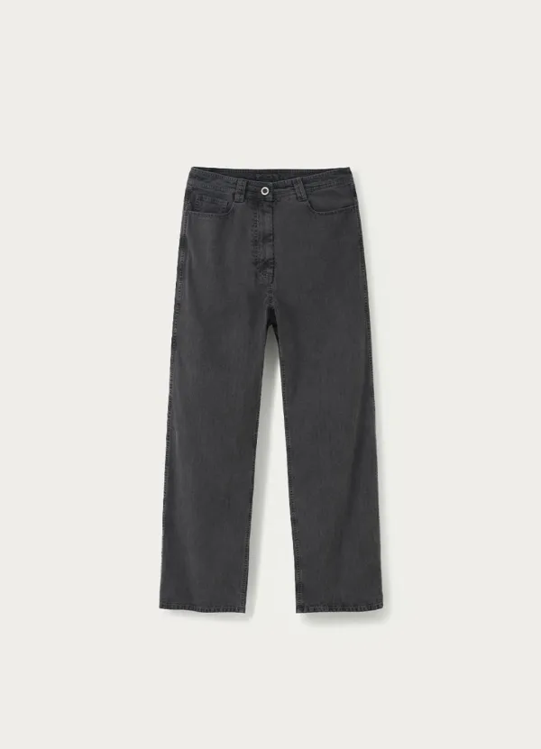 Jeanne cotton pants (Dusty charcoal)