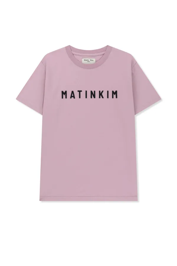 APPLIQUE FELT LOGO TOP IN PINK