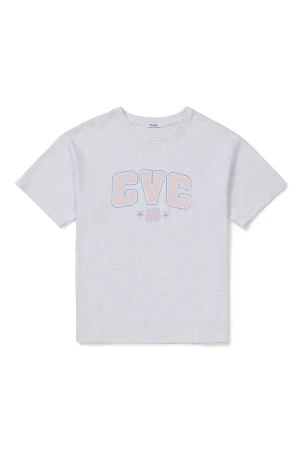 [26SM clove] Arch Logo T-Shirt (Light Grey)