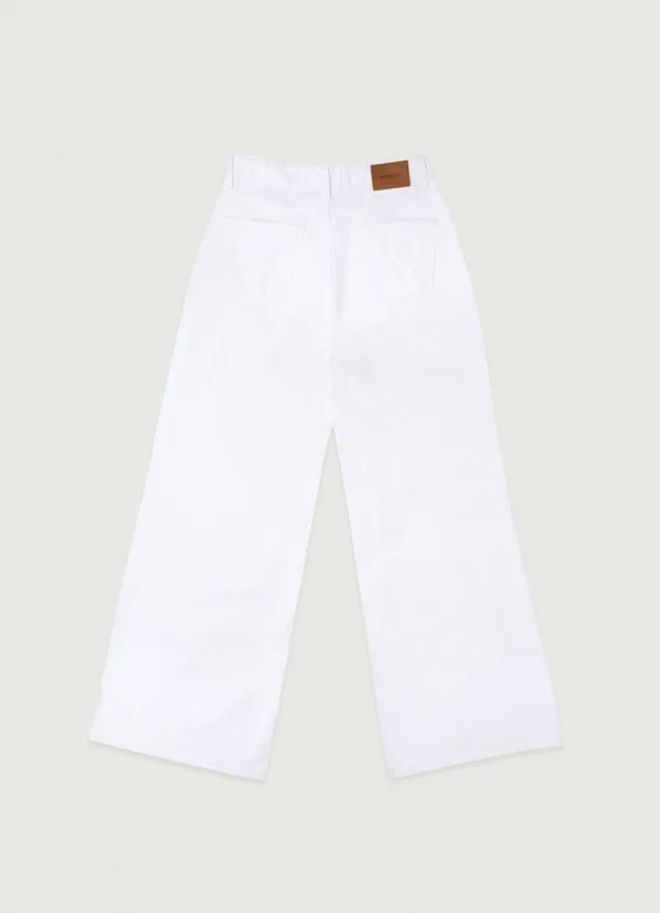 Egg Wide Denim [white]