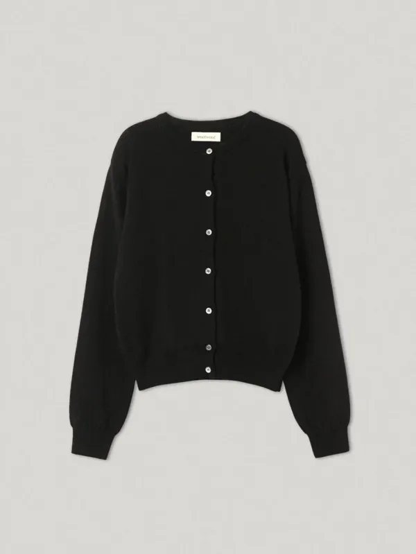 Black Attitude Wool Cardigan (3rd)