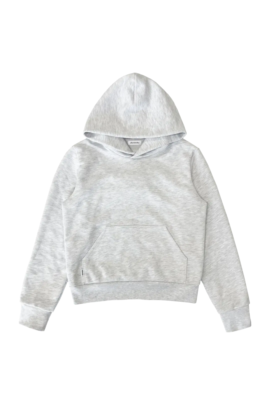 체메씨 BOW HOODIE (WHITE MELANGE) 상품 이미지 2
