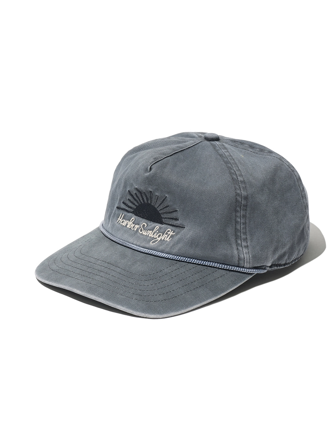 파르티멘토 VTG Washed Sunlight Rope Ball Cap_Charcoal 상품 이미지 3