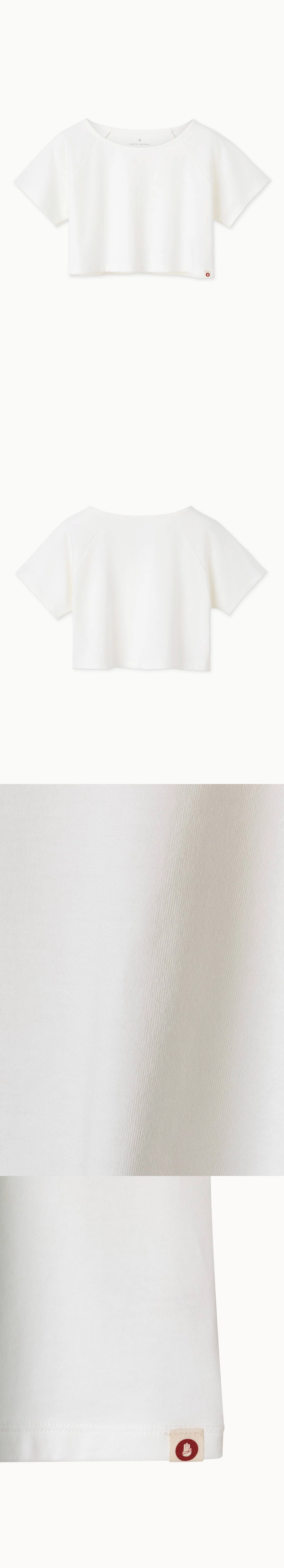 부디무드라 Belly short sleeve_Star White 상품 이미지 1